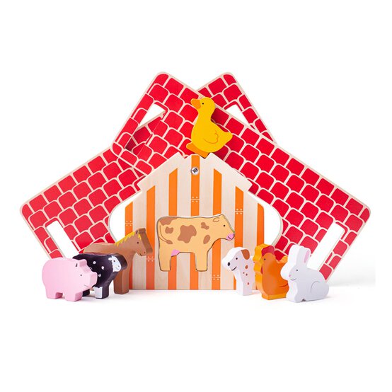 Bigjigs Farmhouse Shape Sorter image number 4