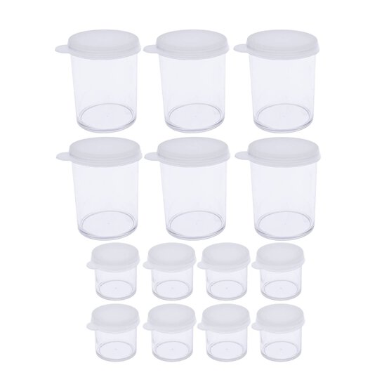 Assorted Paint Storage Cups 14 Pack image number 1
