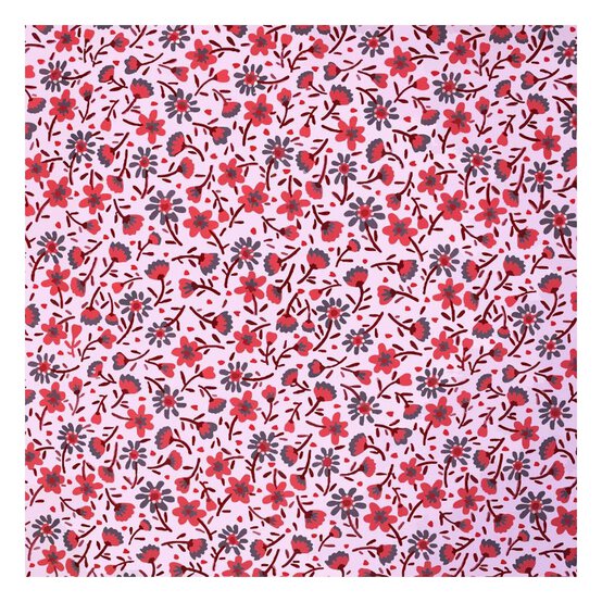 Pink Mindy Polycotton Ditsy Fabric by the Metre image number 2