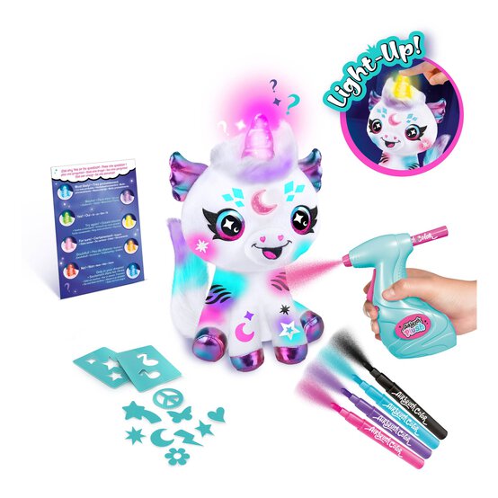 Airbrush Plush Cosmic Unicorn image number 2