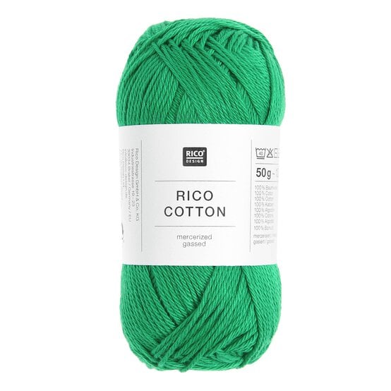 Rico Essentials Green Cotton 4ply 50g image number 1