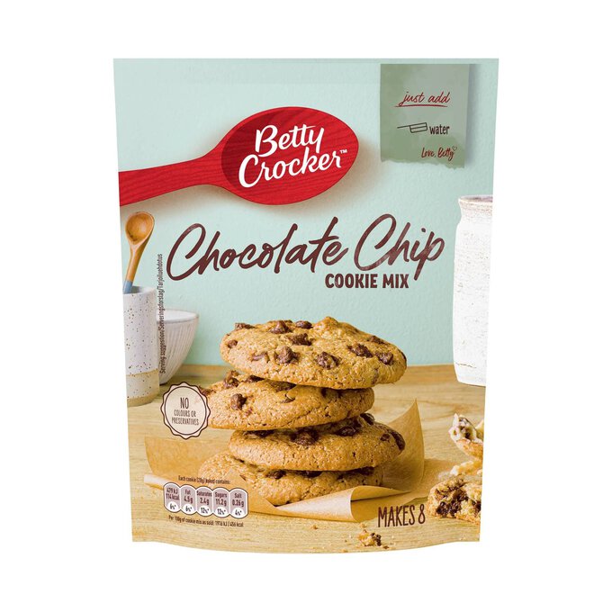 Betty Crocker Chocolate Chip Cookie Mix 200g Hobbycraft