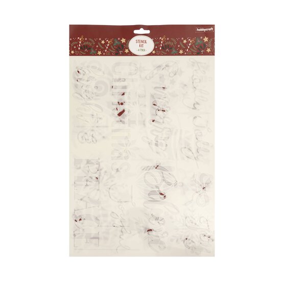Christmas Stencils 4 Pack image number 3