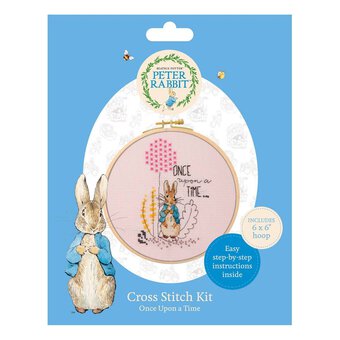 Peter Rabbit Once Upon a Time Cross Stitch Kit 6 x 6 Inches