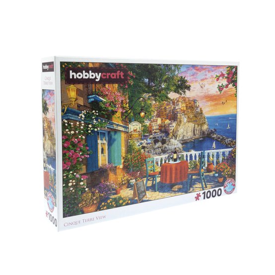 Cinque Terre Terrace Jigsaw Puzzle 1000 Pieces  image number 1