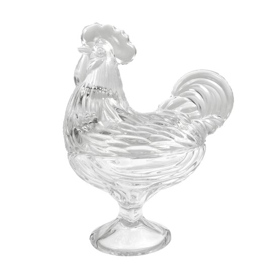Hen Glass Storage Jar 22cm image number 4