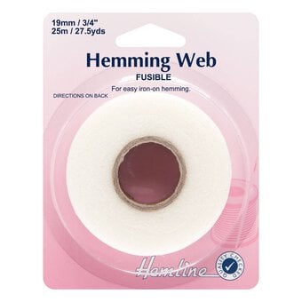 Hemline White Hemming Tape 19mm x 25m