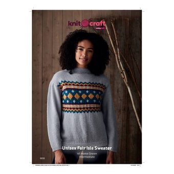 Knitcraft Unisex Fair Isle Sweater Digital Pattern 0232