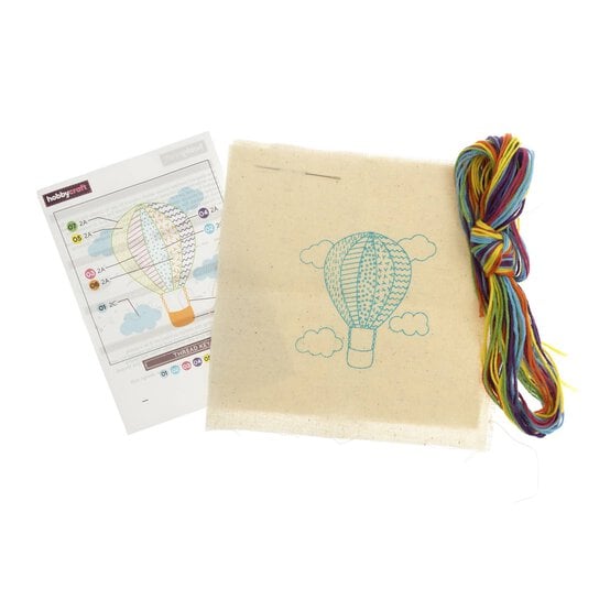 Mini Hot Air Balloon Cake Embroidery Kit image number 3