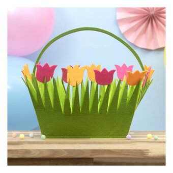 Tulip Felt Bucket 