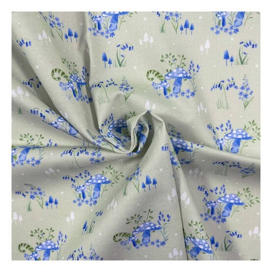 Bluebell Hollow Whimsical Woods Cotton Fabric by the Metre image number 1