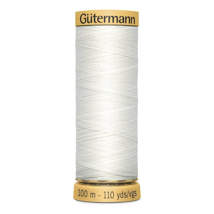 Gutermann Ivory Cotton Thread 100m (5709)