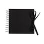 Spiral Bound Black Scrapbook 6 x 6 Inches image number 1