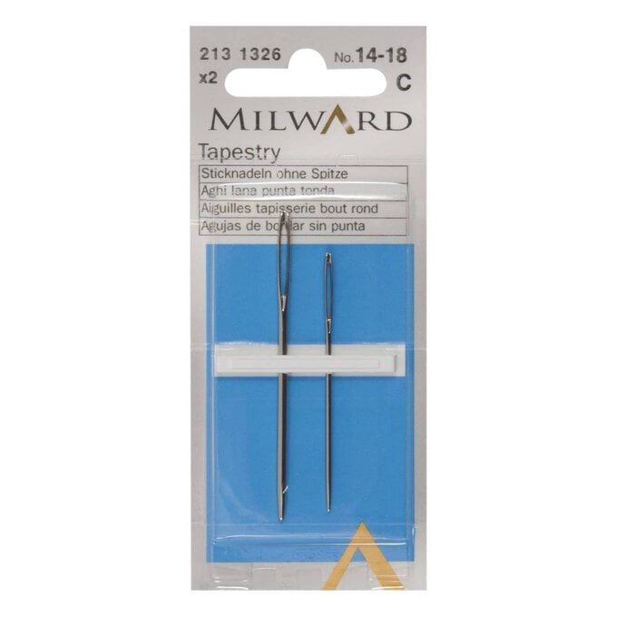 Milward Tapestry Needles No. 14 and 18 2 Pack image number 1