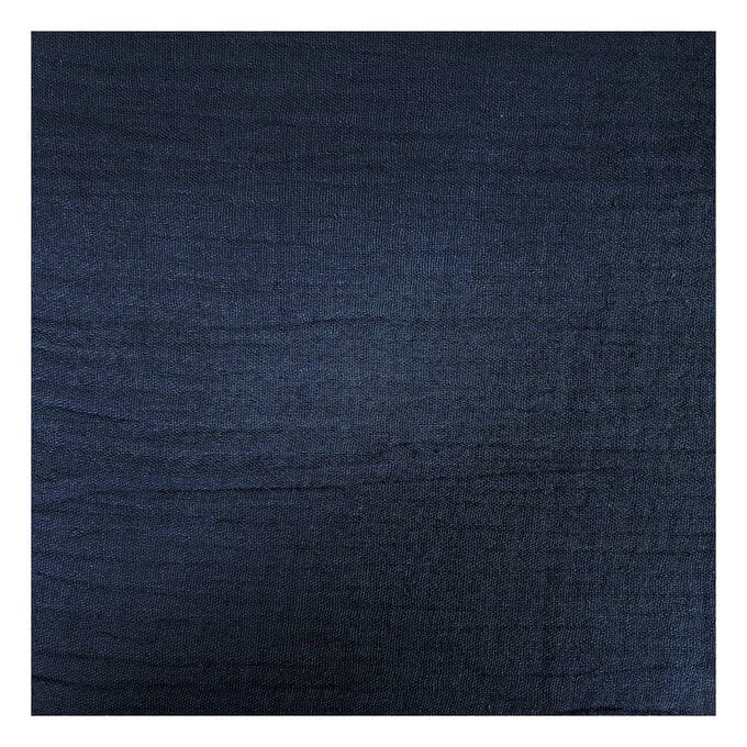 Navy Double Gauze Fabric by the Metre image number 1