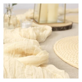 Create & Celebrate White Draping Fabric 4m x 90cm