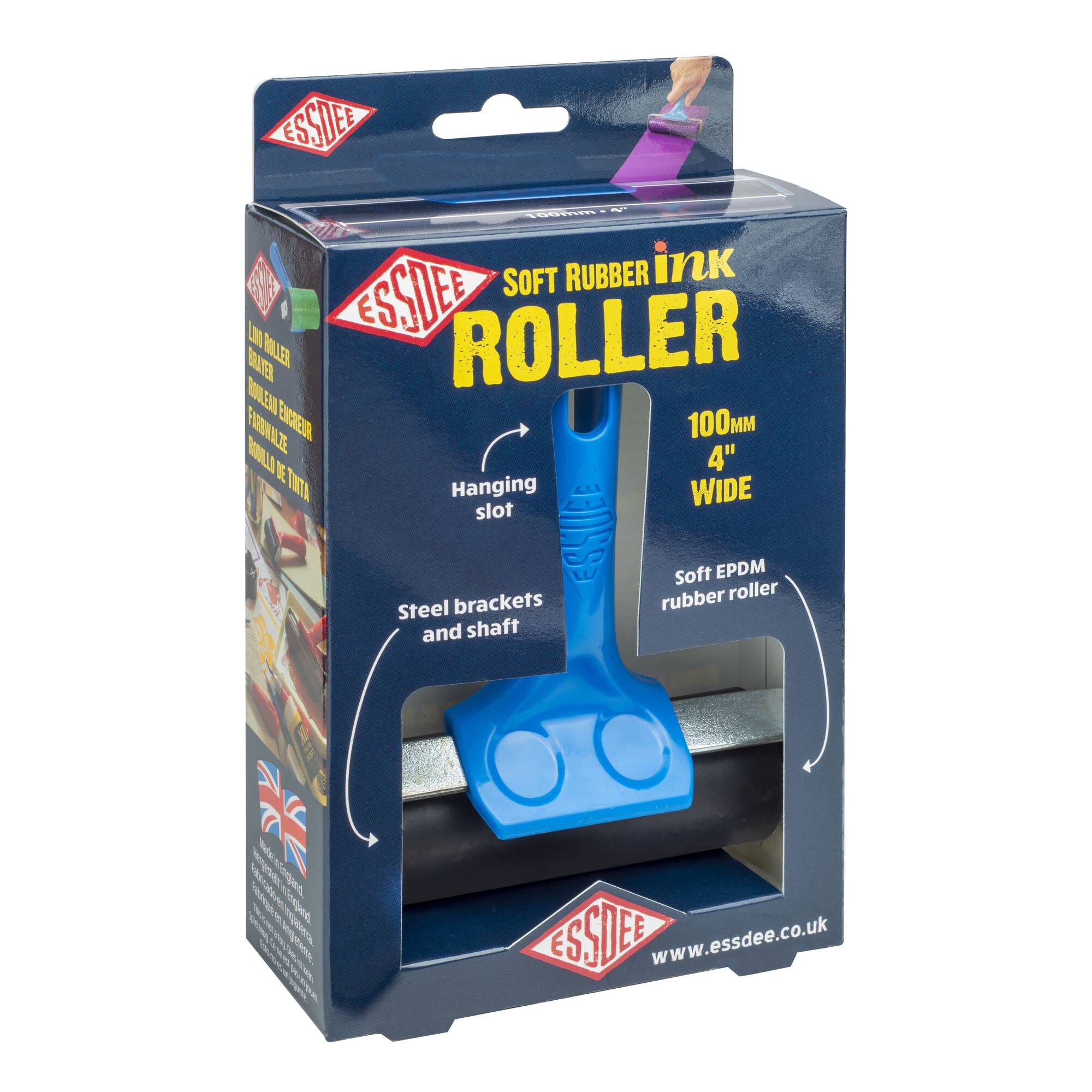 Essdee Soft Rubber Roller 100mm Hobbycraft