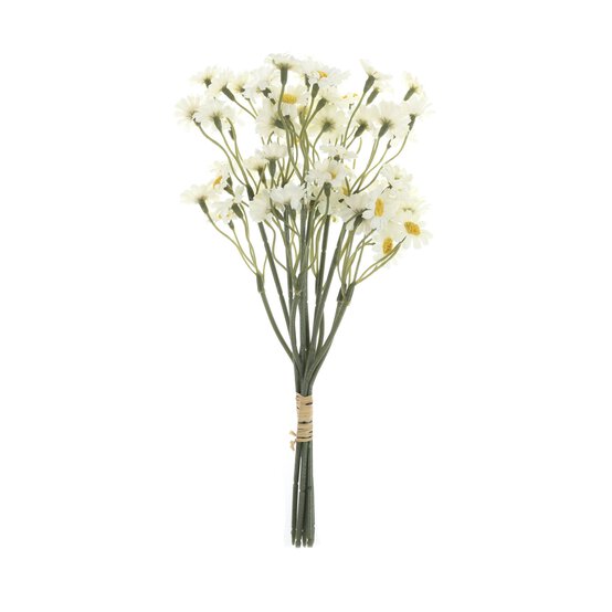White Daisy Spray 26cm image number 4