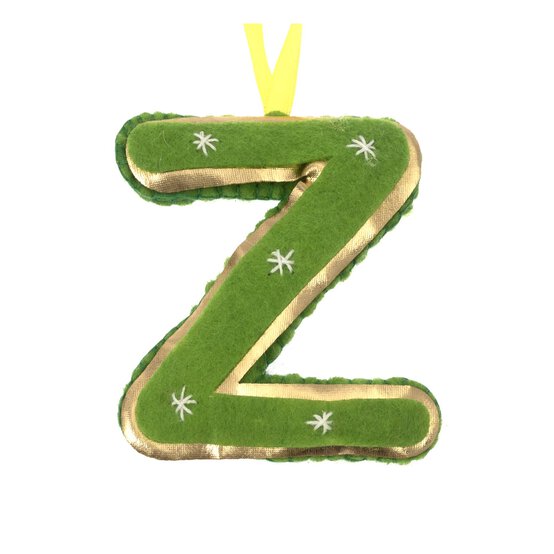 Hanging Felt Letter Z Decoration image number 3