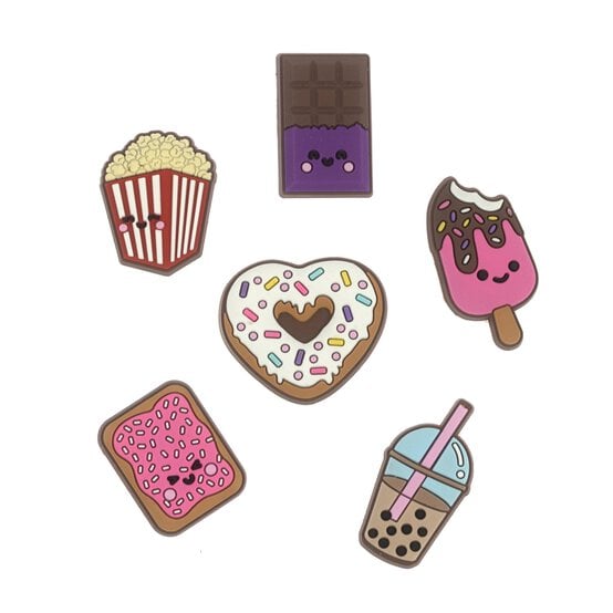 Sweet Icon Silicone Accessory Charms 6 Pack image number 1