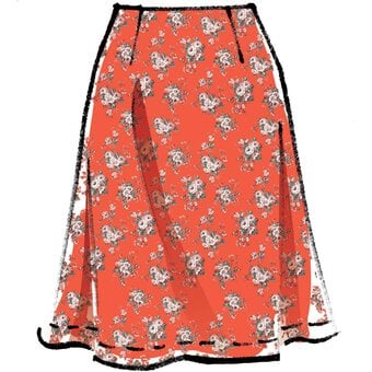 McCall’s Women's Skirt Sewing Pattern L-XXL M8068 image number 3