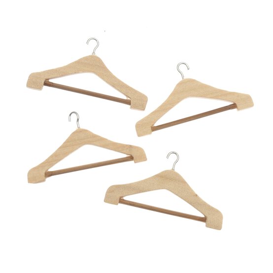 Doll&rsquo;s House Coat Hangers 4 Pack  image number 1