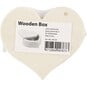 Wooden Heart Box 9cm x 4cm image number 4