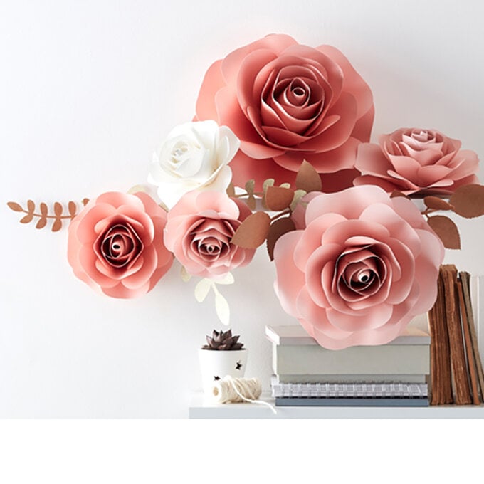 Cricut: How to Make a Paper Rose image number 1