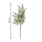 Flocked Greenery Stem 46cm image number 3