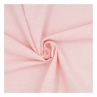 Pink Linen Blend Fabric by the Metre