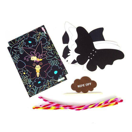 Scratch Fuzzy Stick Magic Butterflies image number 3