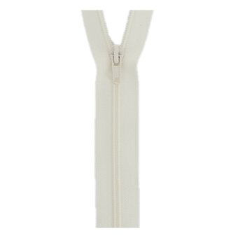 Milward Cream Nylon Open-Ended Zip 35cm