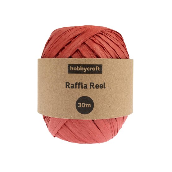 Red Raffia Reel 30m  image number 2