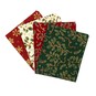 Metallic Holly Fat Quarters 4 Pack image number 1