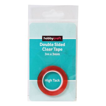 Red Liner Double Sided Clear Tape 3mm x 3m image number 2