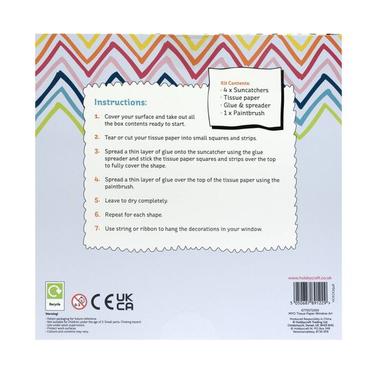 Make Your Own Tissue Window Art Kit image number 4