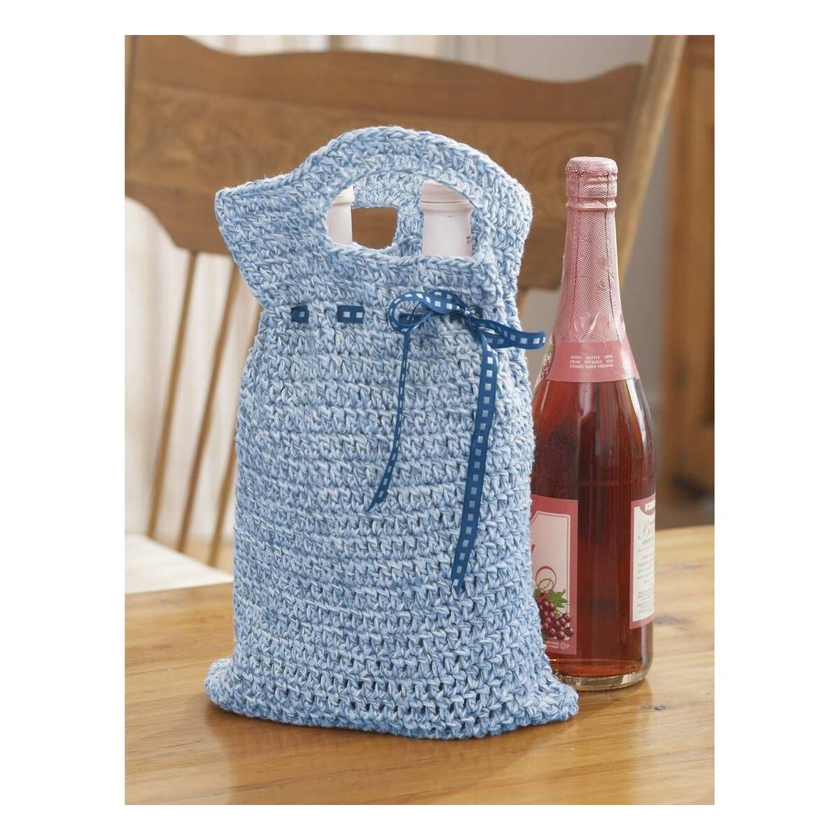 FREE PATTERN Lily Sugar 'n Cream Reusable Gift Bag Hobbycraft