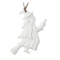 Hanging Plaster Witch Decoration 10cm image number 2