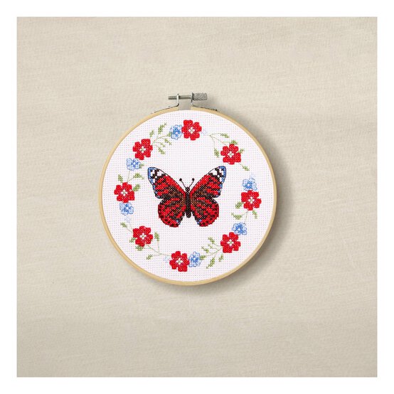 DMC Butterfly Blooms Cross Stitch Kit image number 3