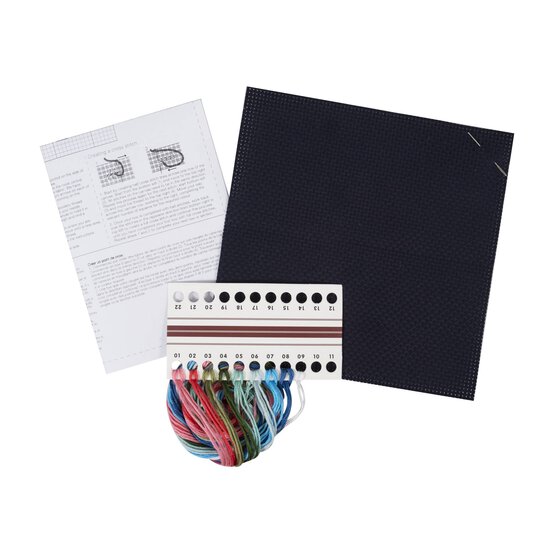 Trimits Posy Counted Cross Stitch Kit 13cm x 13cm image number 3