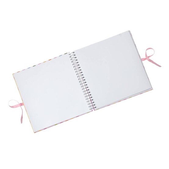 Spiral Bound Striped Scrapbook 12 x 12 Inches image number 3