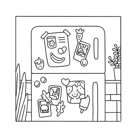 My Little Cosy Life Foodies Colouring Book image number 7