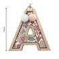 Hanging Wooden Letter A 7.5cm  image number 3