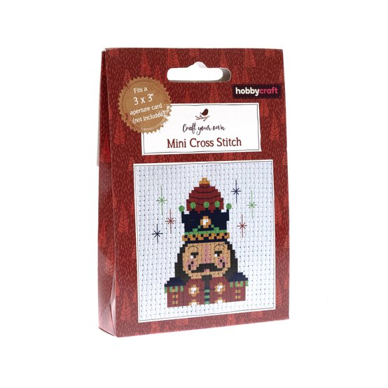 Nutcracker Mini Cross Stitch Kit  image number 1