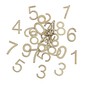 Natural Wooden Numbers 30 Pieces image number 1