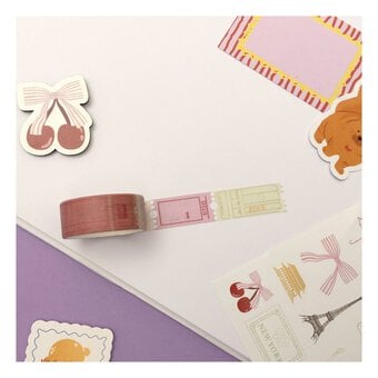 Travel Ticket Washi Tape 2m 