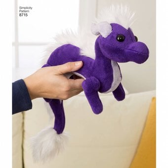 Simplicity Stuffed Dragons Sewing Pattern 8715 image number 3