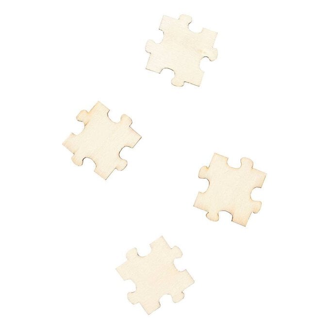 Papermania Mini Wooden Jigsaw Puzzle Shapes 36 Pack image number 1