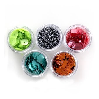 Sizzix Muted Sequin and Beads Set 5 Pack  image number 3