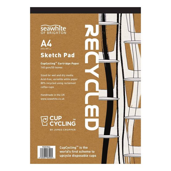 Seawhite CupCycling Cartridge Paper Pad A4 image number 1